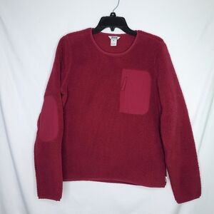 DULUTH TRADING CO. Women's Softmore Fleece Crewneck Pullover MEDIUM